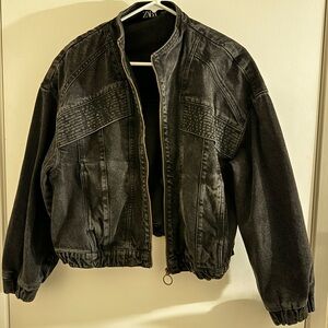 Denim Zip Up Jacket